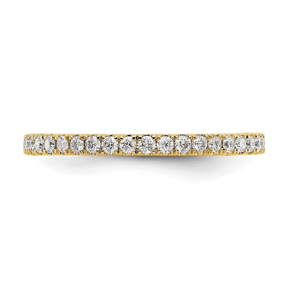 14k 1/2ct Lab Grown Diamond VS/SI+ G+ Comp Size 8.5 Eternity Band
