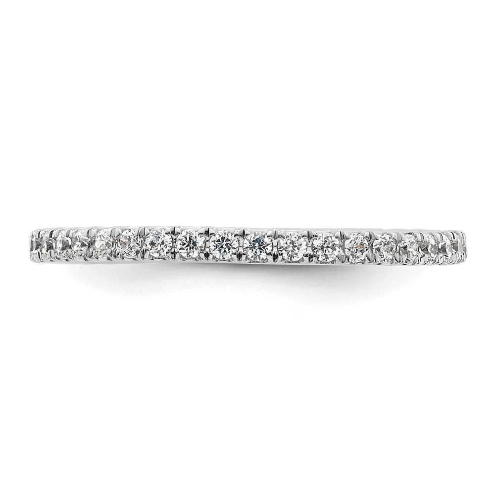True Origin 14kw 1/2 ct Lab Grown Diamond VS+ F+ Comp. Size 8 Eternity Band
