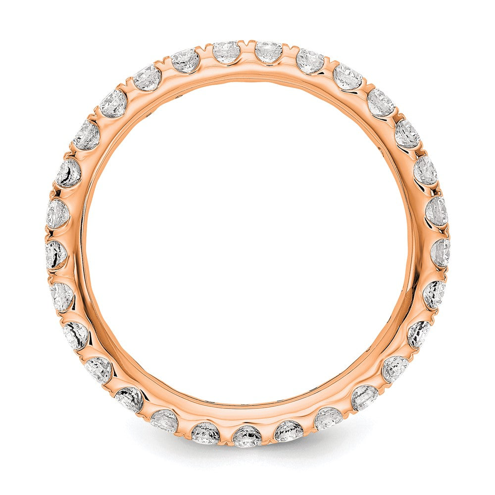 True Origin 14kr 1 ct Lab Grown Diamond VS+ F+ Comp. Size 4.5 Eternity Band