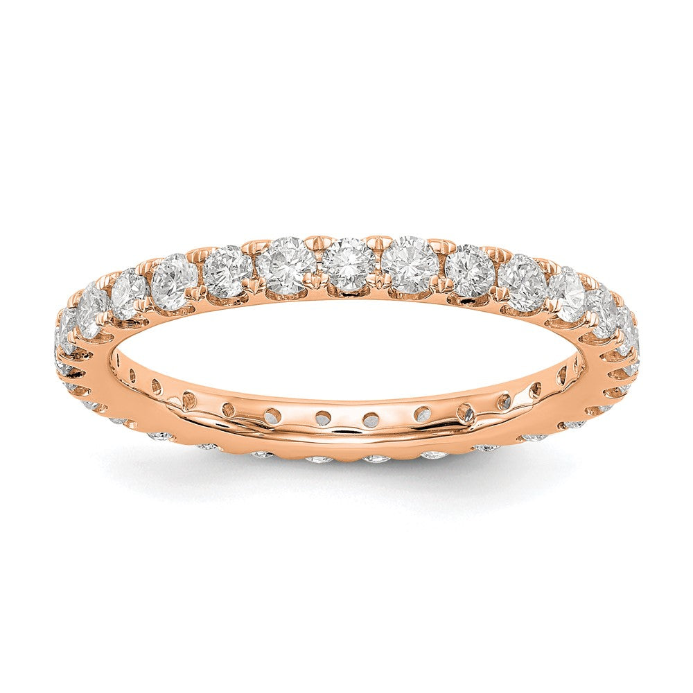True Origin 14kr 1 ct Lab Grown Diamond VS+ F+ Comp. Size 4.5 Eternity Band