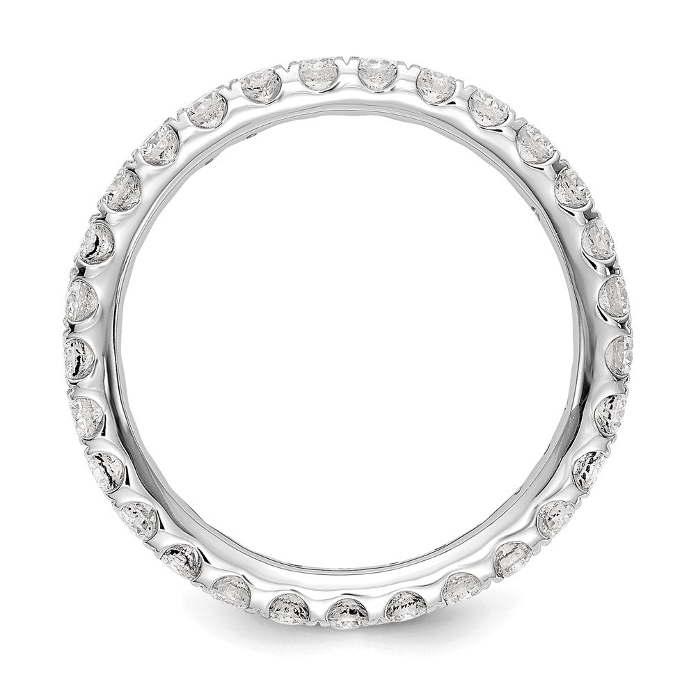 14kw 1ct Lab Grown Diamond VS/SI+ G+ Comp Size 5.5 Eternity Band