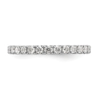 14kw 1ct Lab Grown Diamond VS/SI+ G+ Comp Size 8.5 Eternity Band