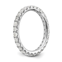14kw 1ct Lab Grown Diamond VS/SI+ G+ Comp Size 5 Eternity Band