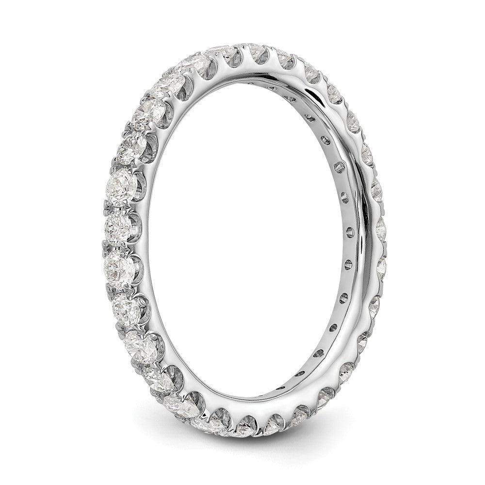 14kw 1ct Lab Grown Diamond VS/SI+ G+ Comp Size 6 Eternity Band
