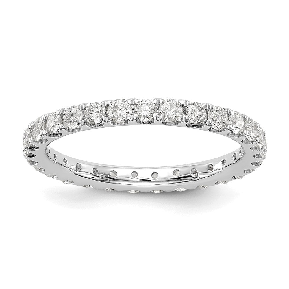 14kw 1ct Lab Grown Diamond VS/SI+ G+ Comp Size 4 Eternity Band