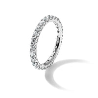 14kw 1ct Lab Grown Diamond VS/SI+ G+ Comp Size 7.5 Eternity Band