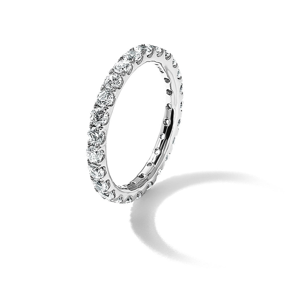 14kw 1 1/2ct Lab Grown Diamond VS/SI+ G+ Comp Size 6 Eternity Band