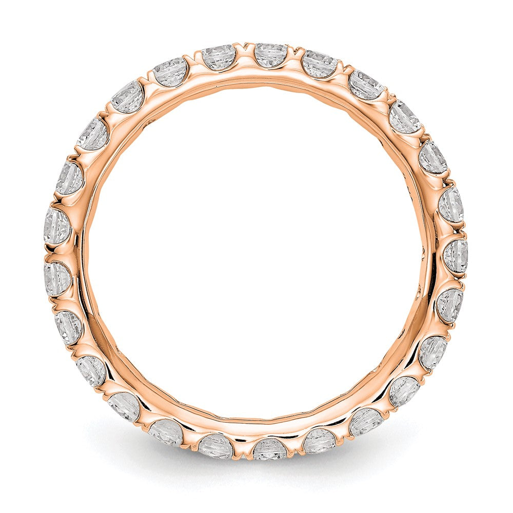 True Origin 14kr 1 1/2 ct Lab Grown DIA. VS+ F+ Comp. Size 5 Eternity Band