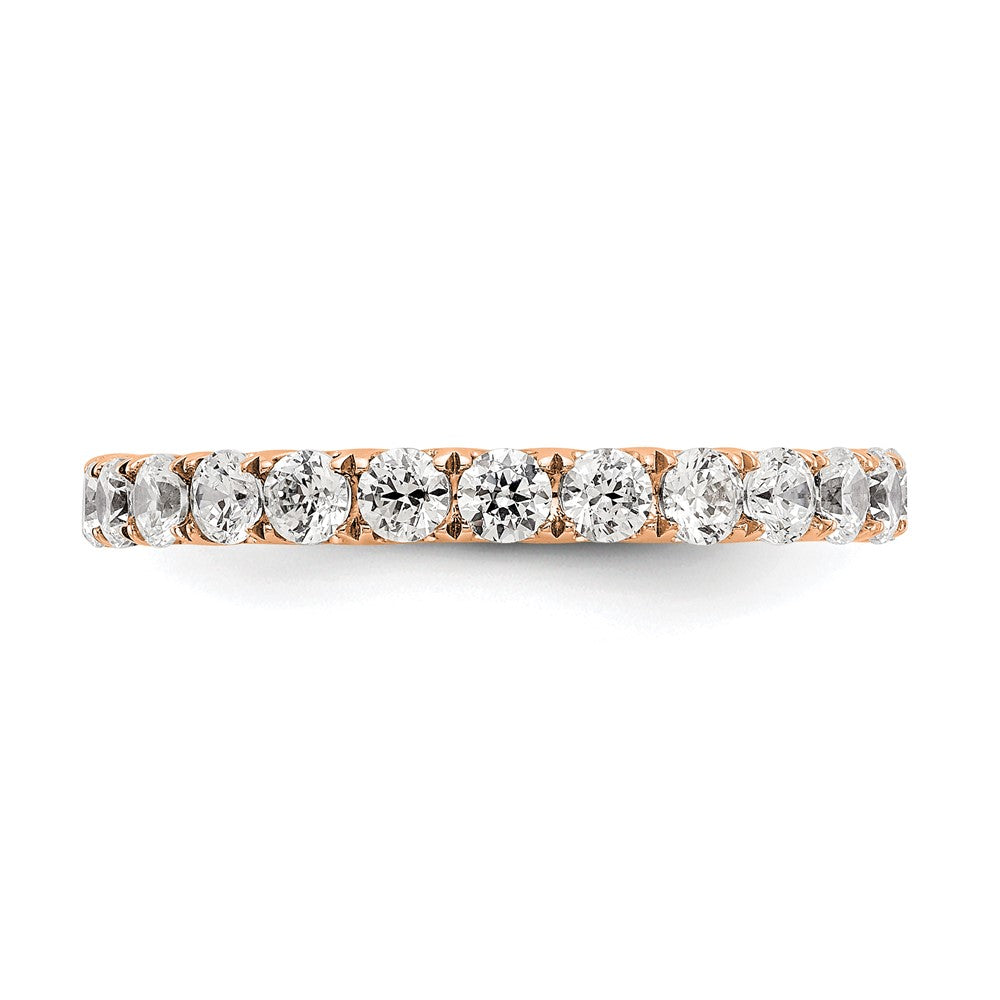 True Origin 14kr 1 1/2 ct Lab Grown DIA. VS+ F+ Comp. Size 8.5 Eternity Ban