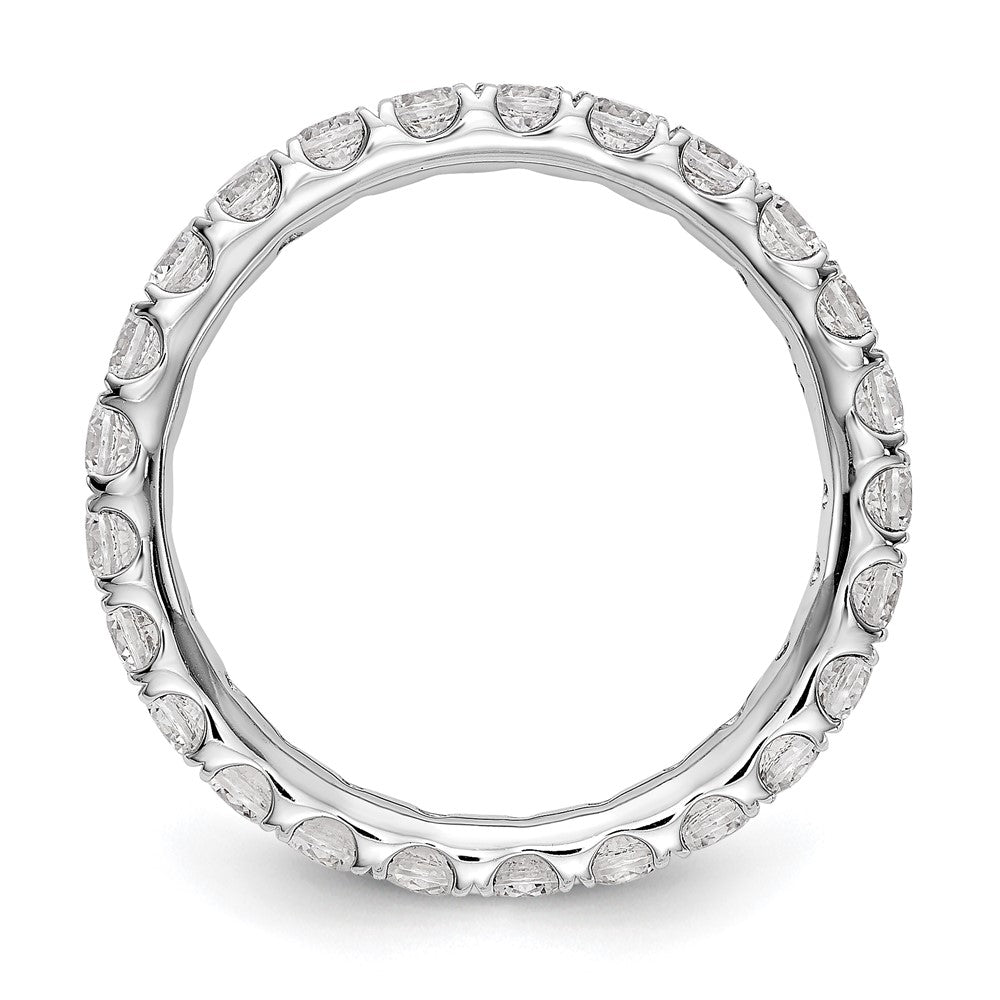 14kw 1 1/2ct Lab Grown Diamond VS/SI+ G+ Comp Size 4.5 Eternity Band