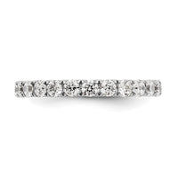 14kw 1 1/2ct Lab Grown Diamond VS/SI+ G+ Comp Size 9 Eternity Band