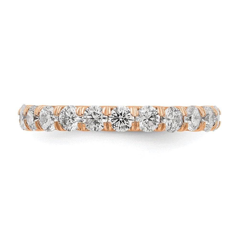 True Origin 14kr 2 ct Lab Grown Diamond VS+ F+ Comp. Size 5.5 Eternity Band