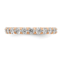 True Origin 14kr 2 ct Lab Grown Diamond VS+ F+ Comp. Size 5.5 Eternity Band