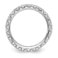 14kw 2ct Lab Grown Diamond VS/SI+ G+ Comp Size 9 Eternity Band