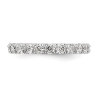 14kw 2ct Lab Grown Diamond VS/SI+ G+ Comp Size 9 Eternity Band