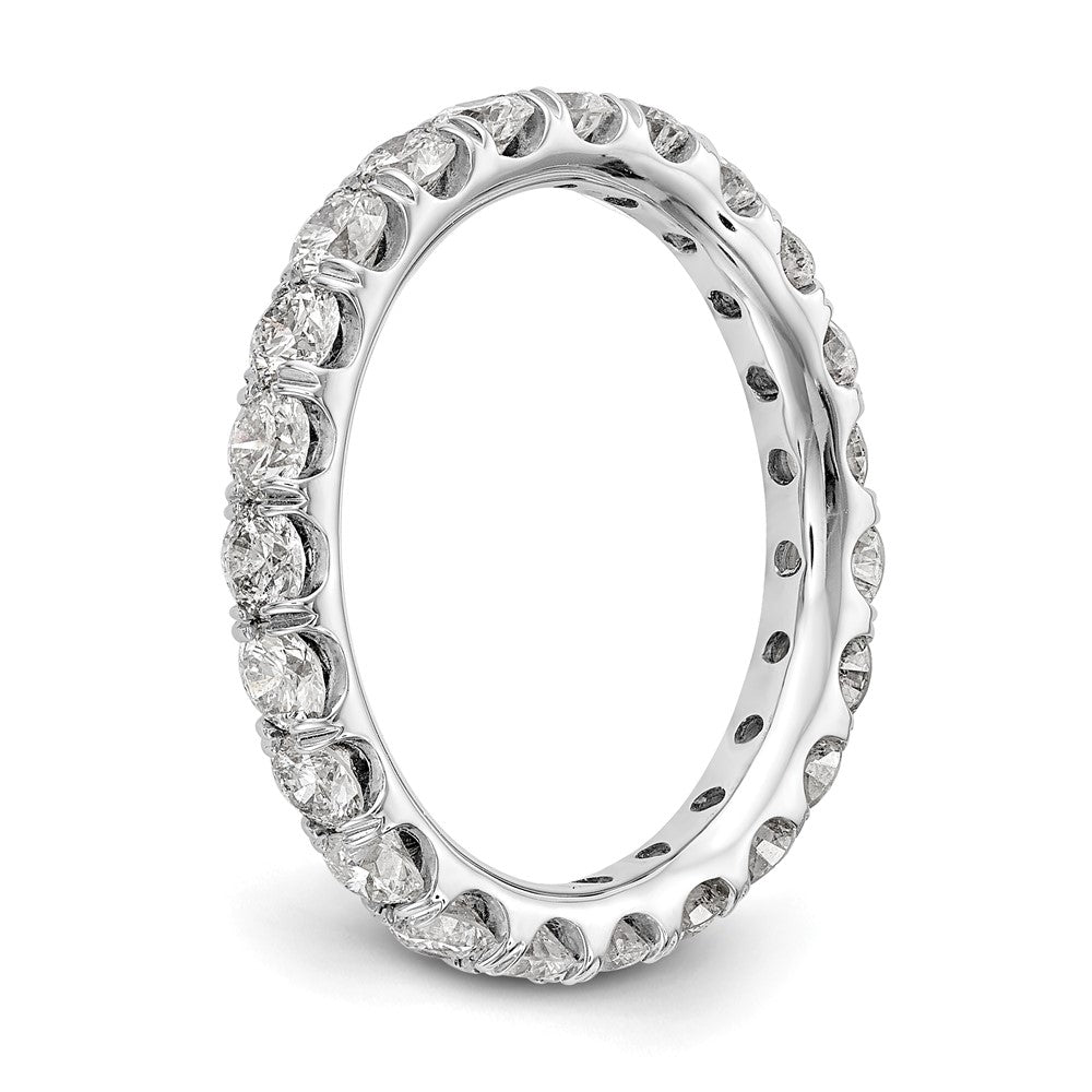 14kw 2ct Lab Grown Diamond VS/SI+ G+ Comp Size 7.5 Eternity Band