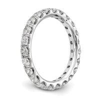 14kw 2ct Lab Grown Diamond VS/SI+ G+ Comp Size 9 Eternity Band