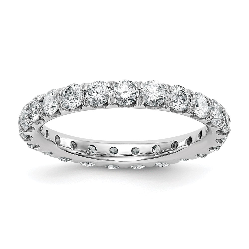 14kw 2ct Lab Grown Diamond VS/SI+ G+ Comp Size 8.5 Eternity Band