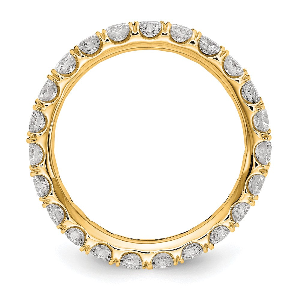 True Origin 14k 2 ct Lab Grown Diamond VS+ F+ Comp. Size 8 Eternity Band