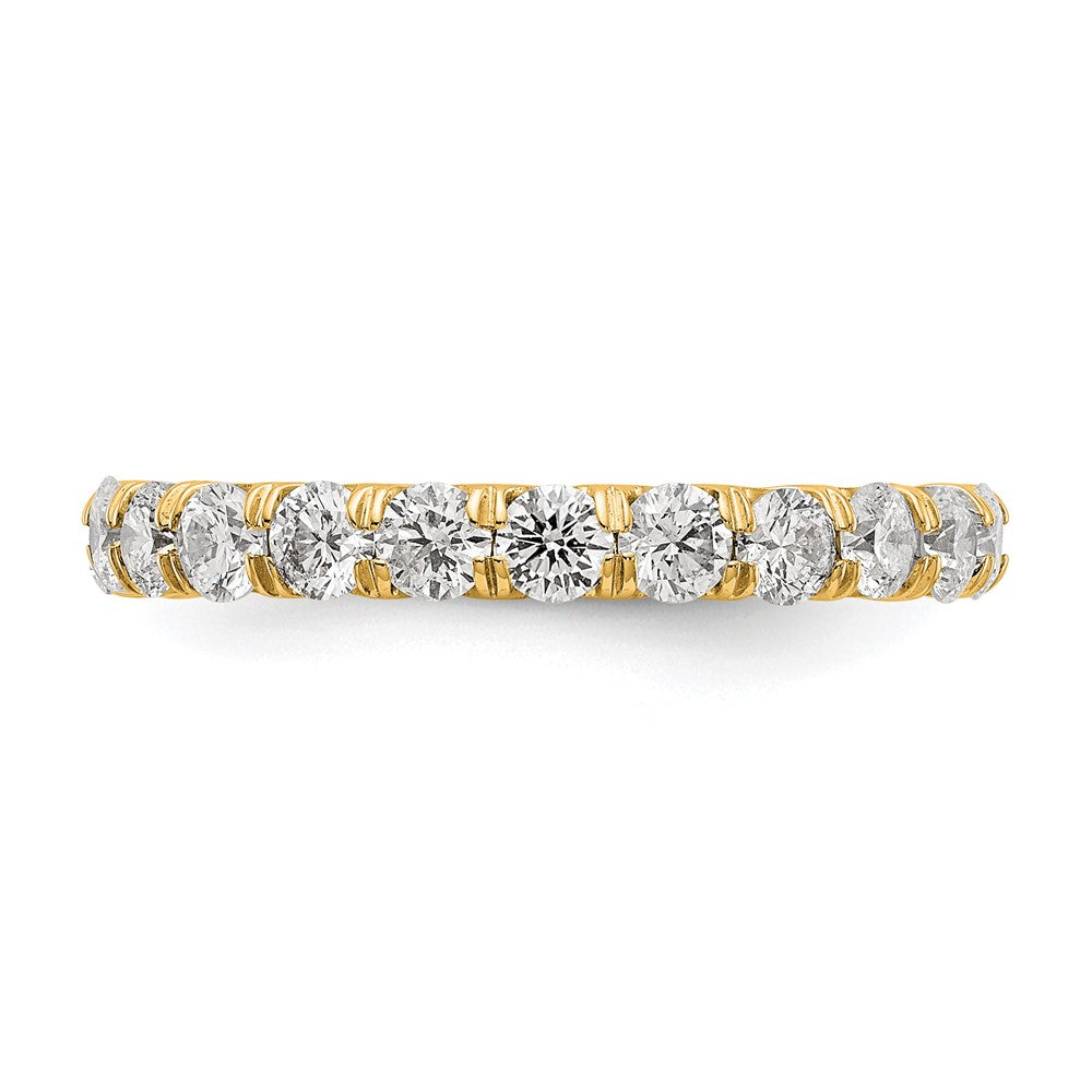 True Origin 14k 2 ct Lab Grown Diamond VS+ F+ Comp. Size 8.5 Eternity Band