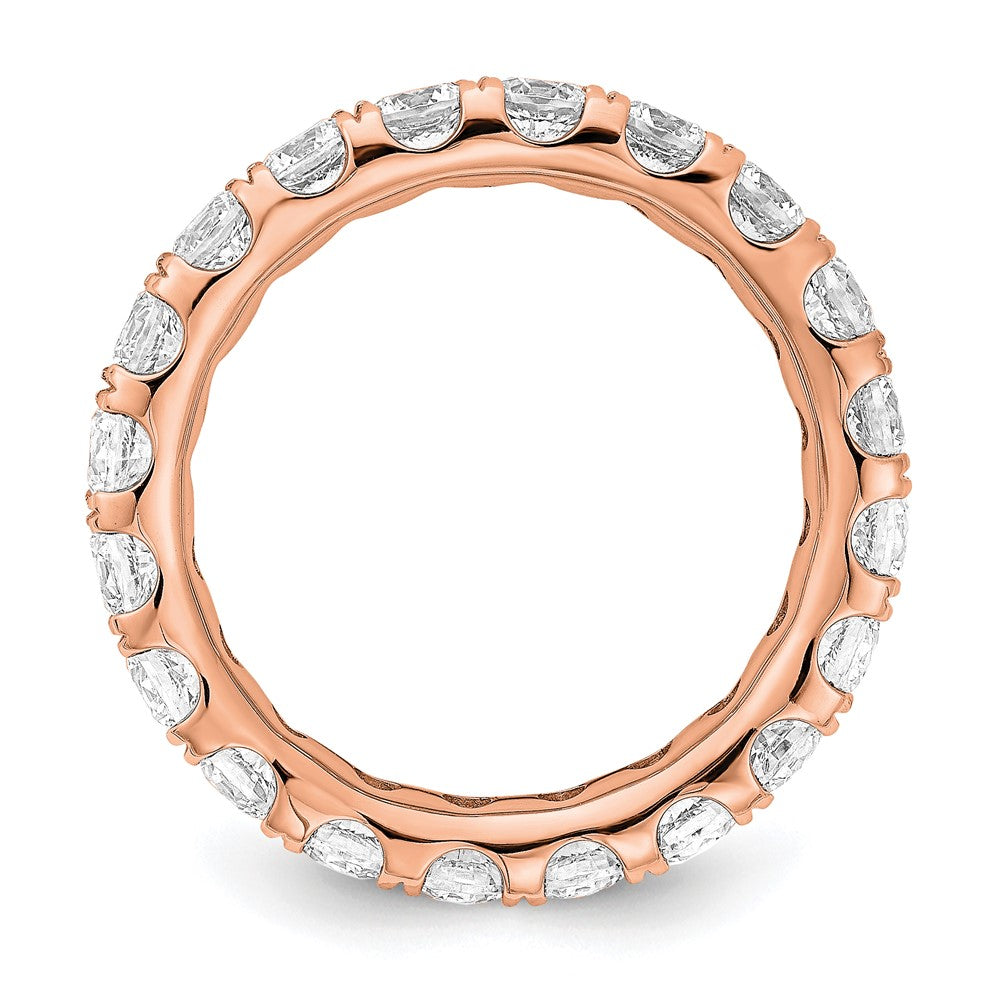 True Origin 14kr 3 ct Lab Grown Diamond VS+ F+ Comp. Size 7.5 Eternity Band