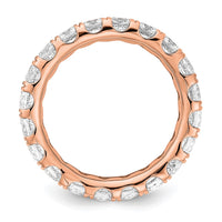 True Origin 14kr 3 ct Lab Grown Diamond VS+ F+ Comp. Size 9 Eternity Band
