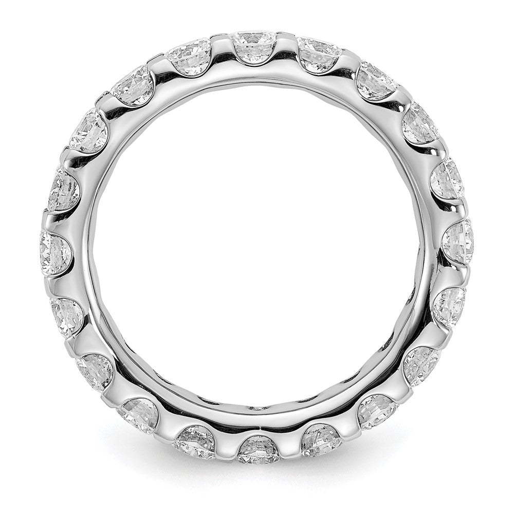 True Origin 14kw 3 ct Lab Grown Diamond VS+ F+ Comp. Size 6.5 Eternity Band