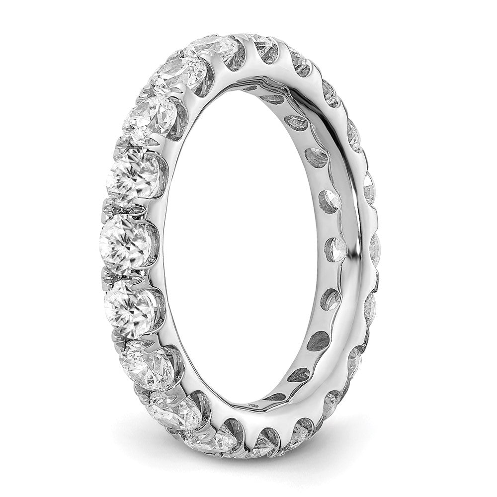 True Origin 14kw 3 ct Lab Grown Diamond VS+ F+ Comp. Size 5.5 Eternity Band