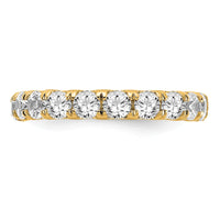 True Origin 14k 3 ct Lab Grown Diamond VS+ F+ Comp. Size 6.5 Eternity Band
