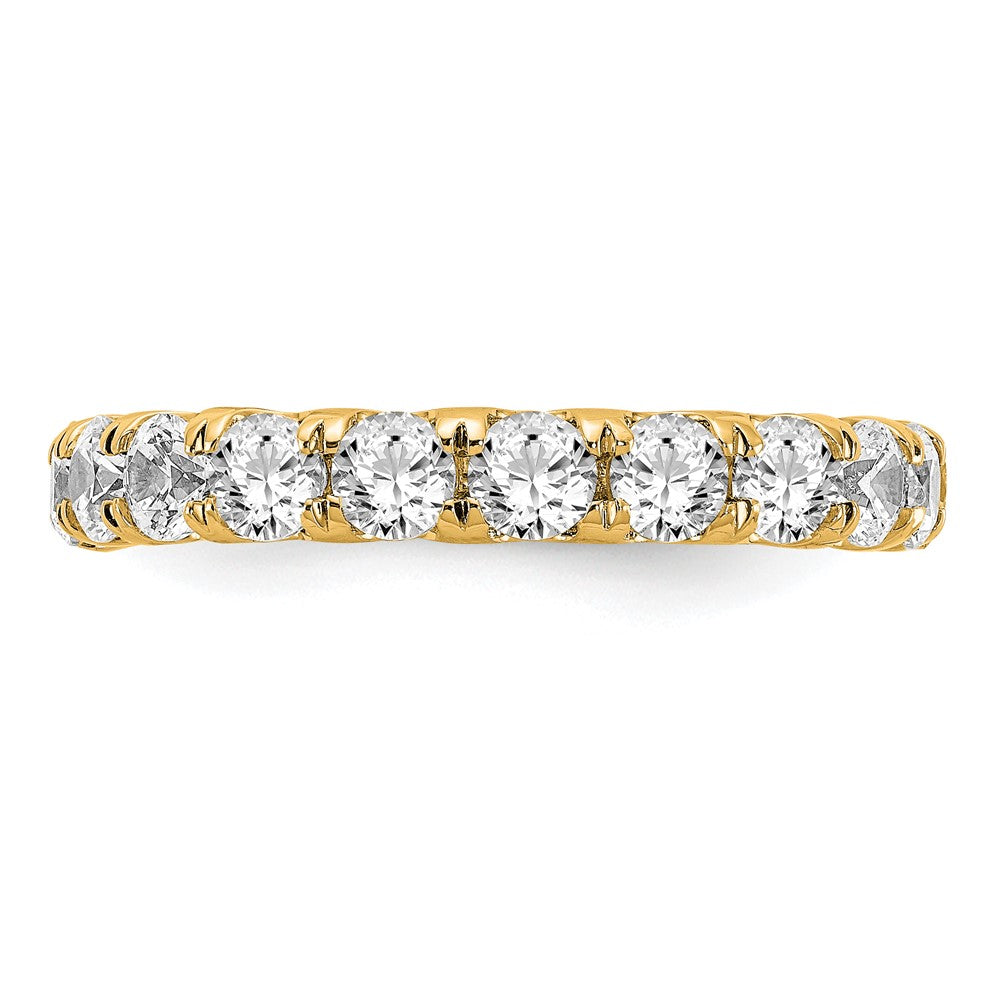 True Origin 14k 3 ct Lab Grown Diamond VS+ F+ Comp. Size 8.5 Eternity Band