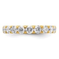 True Origin 14k 3 ct Lab Grown Diamond VS+ F+ Comp. Size 7 Eternity Band