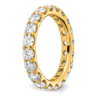 True Origin 14k 3 ct Lab Grown Diamond VS+ F+ Comp. Size 7 Eternity Band