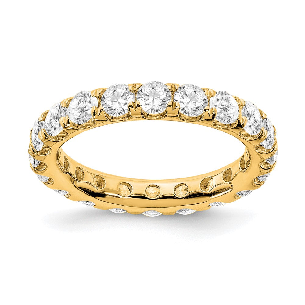 True Origin 14k 3 ct Lab Grown Diamond VS+ F+ Comp. Size 4.5 Eternity Band