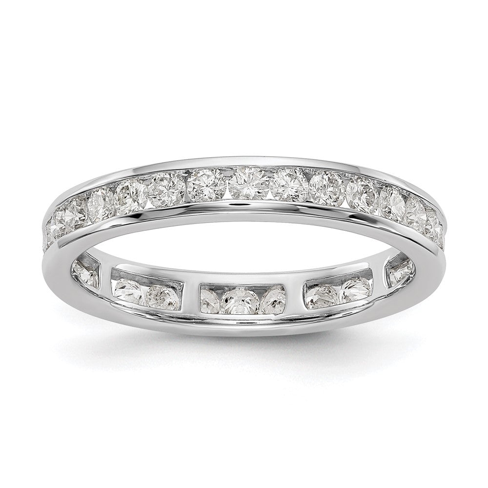 14kw 1ct LabGrown Dia VS/SI+ G+ Channel Set Size 9.5 Comp Eternity Band
