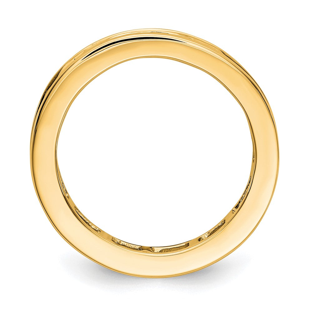 14k 2ct Lab Grown Diamond VS+ F+ Princess Comp Eternity Band
