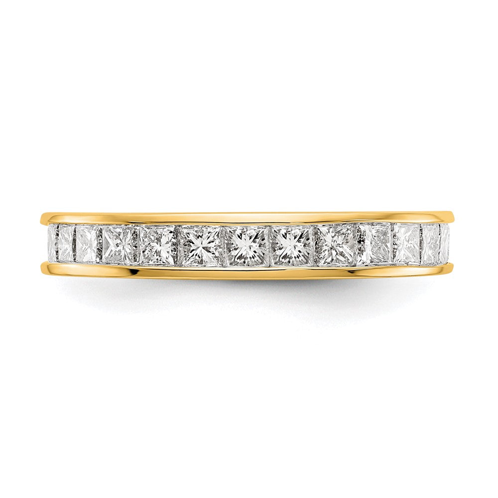 14k 2ct Lab Grown Diamond VS+ F+ Princess Comp Eternity Band