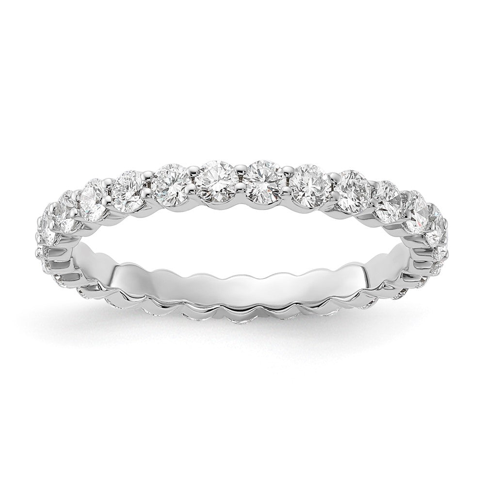 14k 1ct Lab Grown Diamond VS+ F+ Round Comp Eternity Band