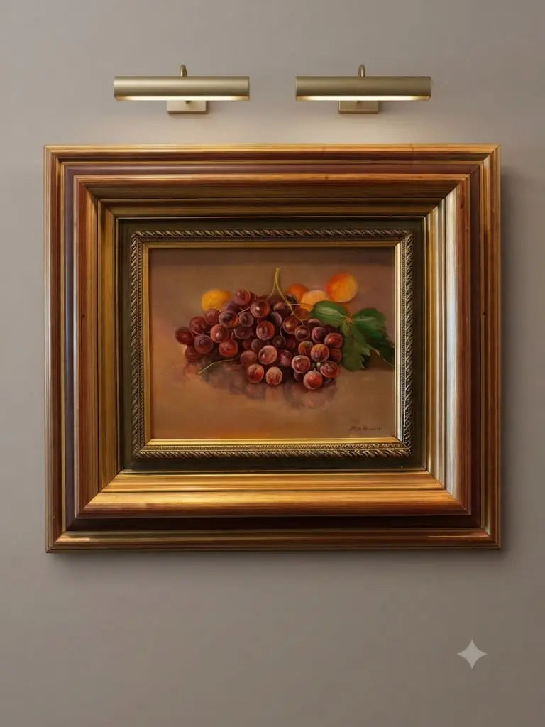 Elevate your collection with this exquisite still life oil painting by renowned Spanish artist R. Atencia