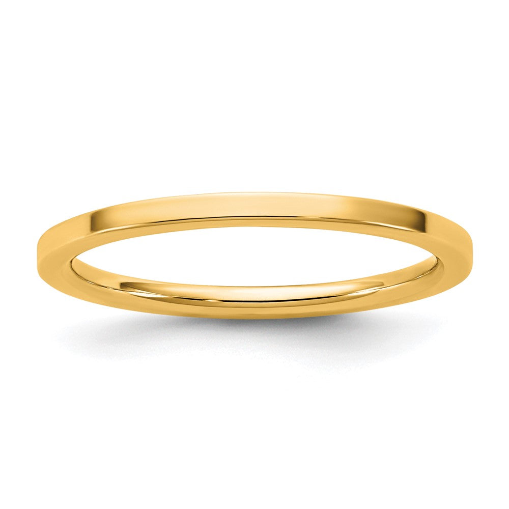 10KY 1.5mm Standard Flat Comfort Fit Band Size 8.5