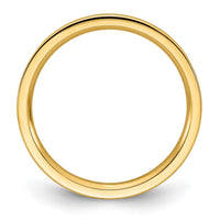 14KY 2mm Standard Flat Comfort Fit Band Size 14