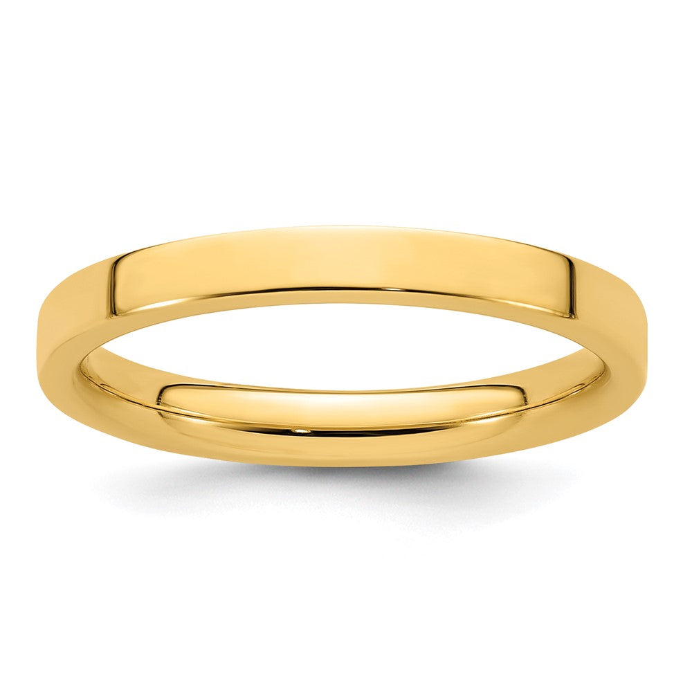 14KY 2.5mm Standard Flat Comfort Fit Band Size 4