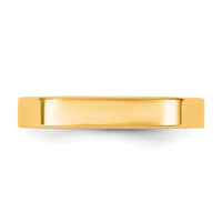 14KY 3.5mm Standard Flat Comfort Fit Band Size 9.5