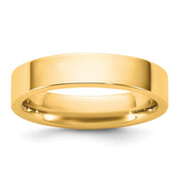 10KY 4.5mm Standard Flat Comfort Fit Band Size 10.5