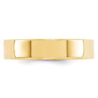 14KY 5mm Standard Flat Comfort Fit Band Size 13.5