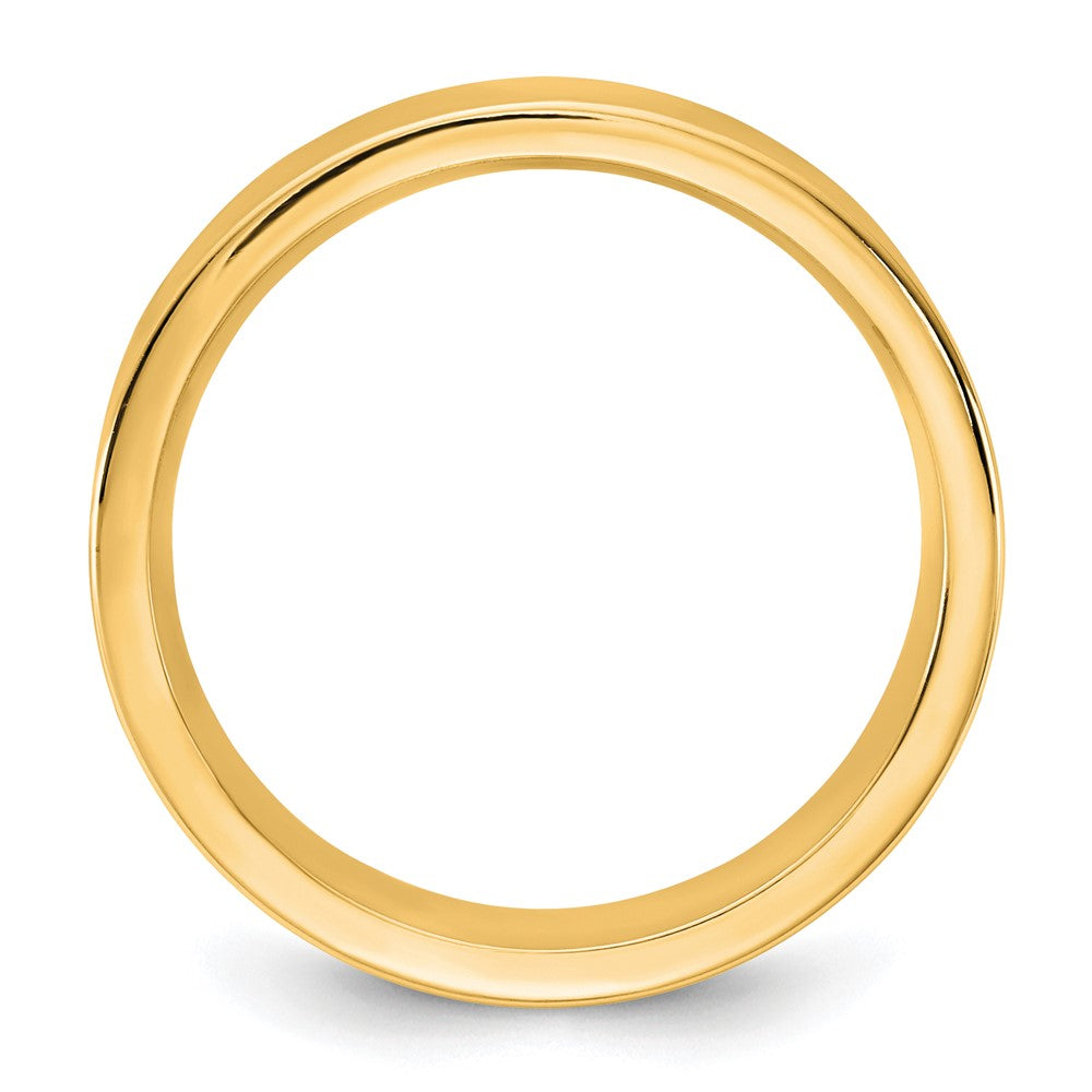 10KY 5.5mm Standard Flat Comfort Fit Band Size 8.5