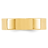 14KY 6mm Standard Flat Comfort Fit Band Size 11.5