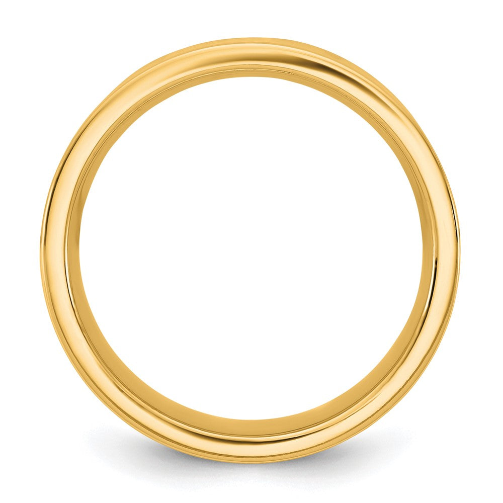 10KY 6.5mm Standard Flat Comfort Fit Band Size 9