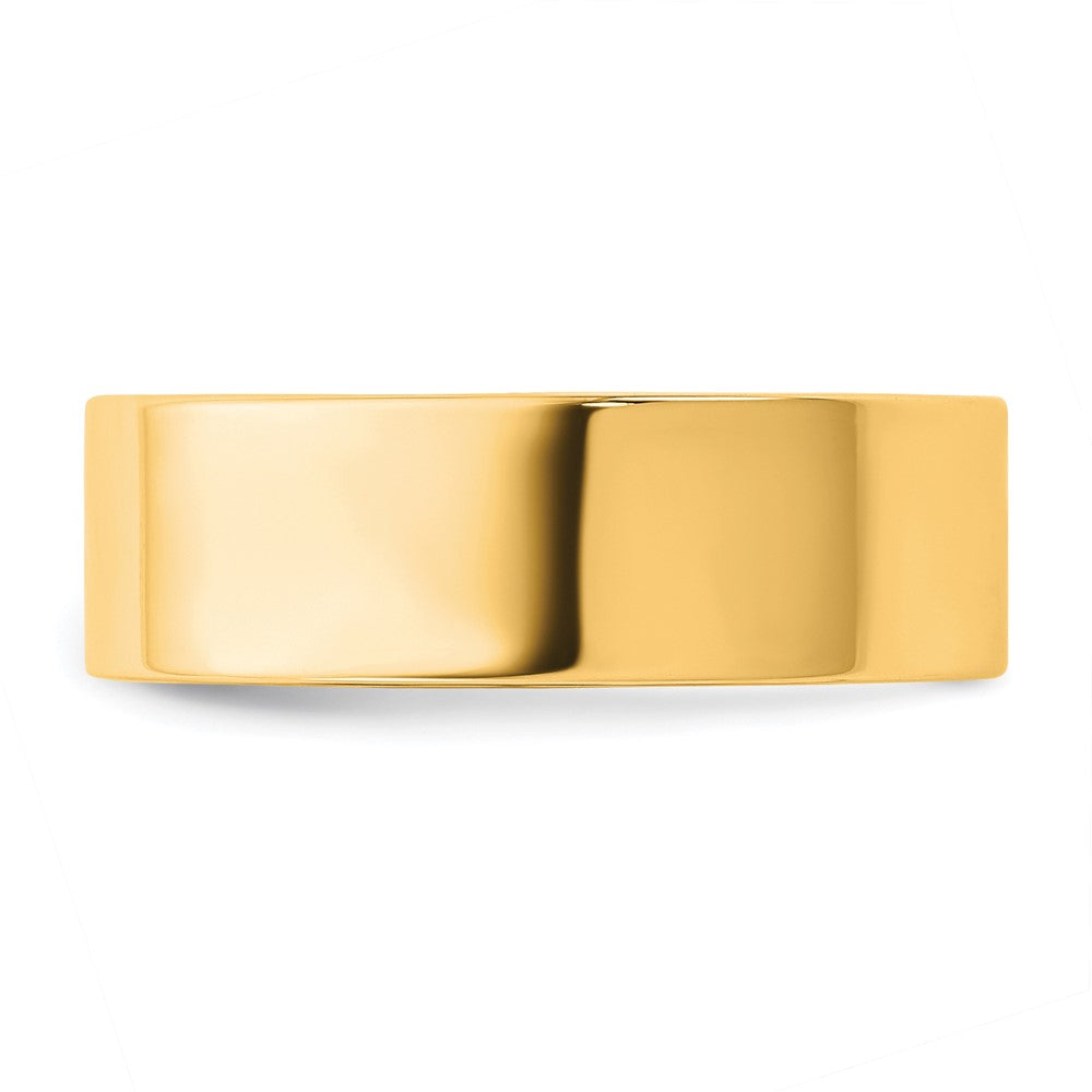 14KY 6.5mm Standard Flat Comfort Fit Band Size 10.5