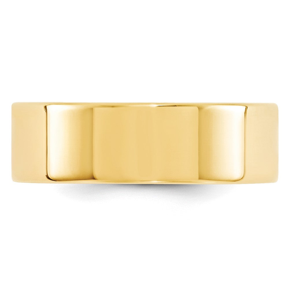 14KY 7mm Standard Flat Comfort Fit Band Size 5.5
