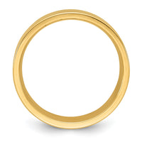 14KY 8mm Standard Flat Comfort Fit Band Size 5.5